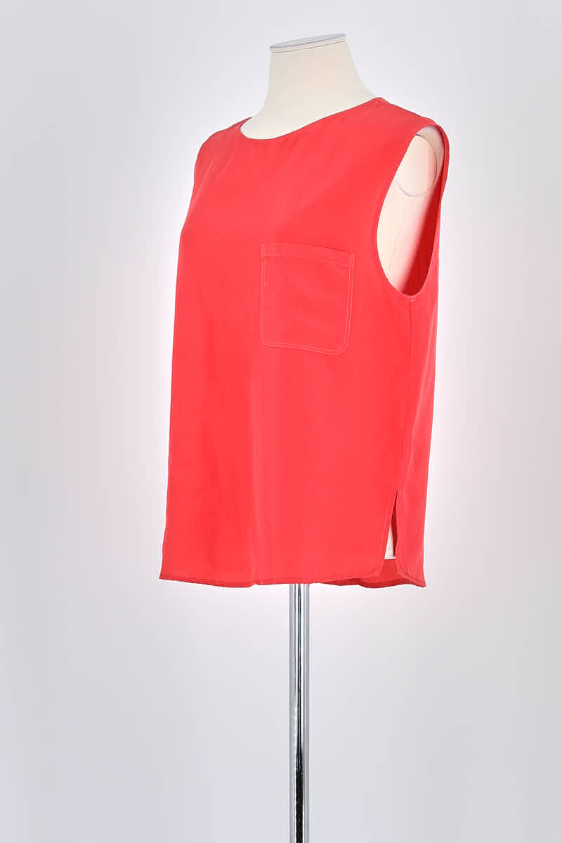 Top sans manche Pomandère  Rouge