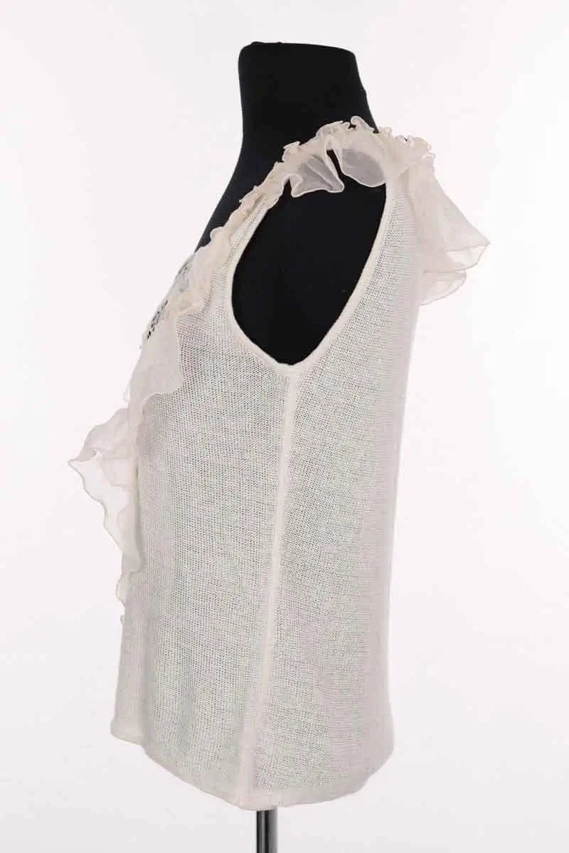 Blouse Emmanuel Ungaro Ecru en Lin