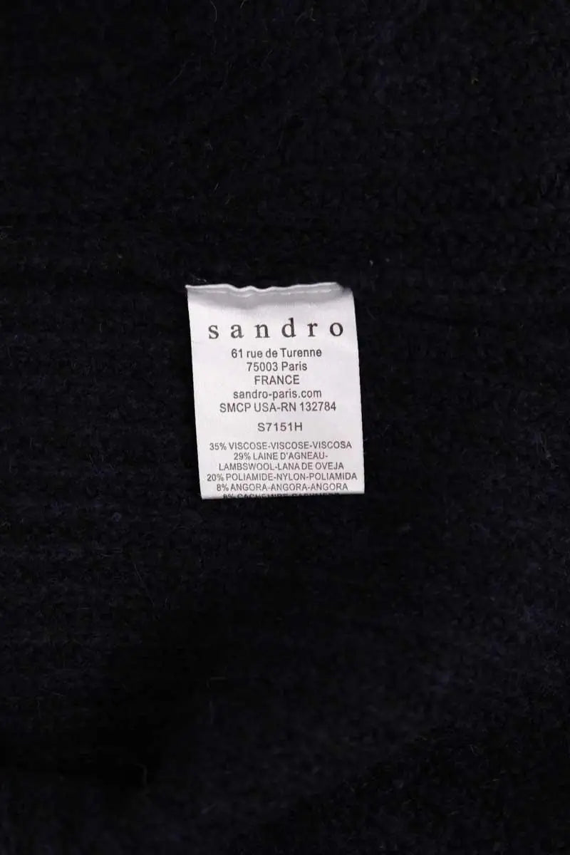 Pull Sandro Marine en Viscose