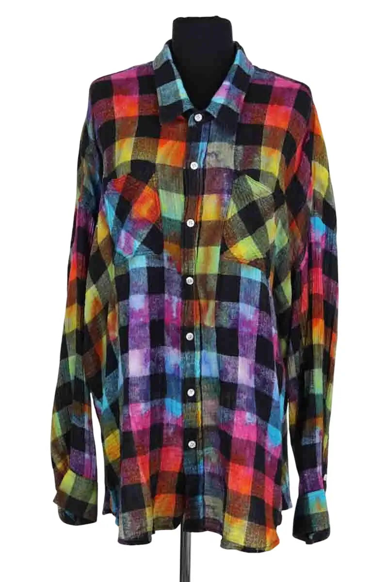 Chemise R13 Multicolore en Coton, taille L - Seconde Main