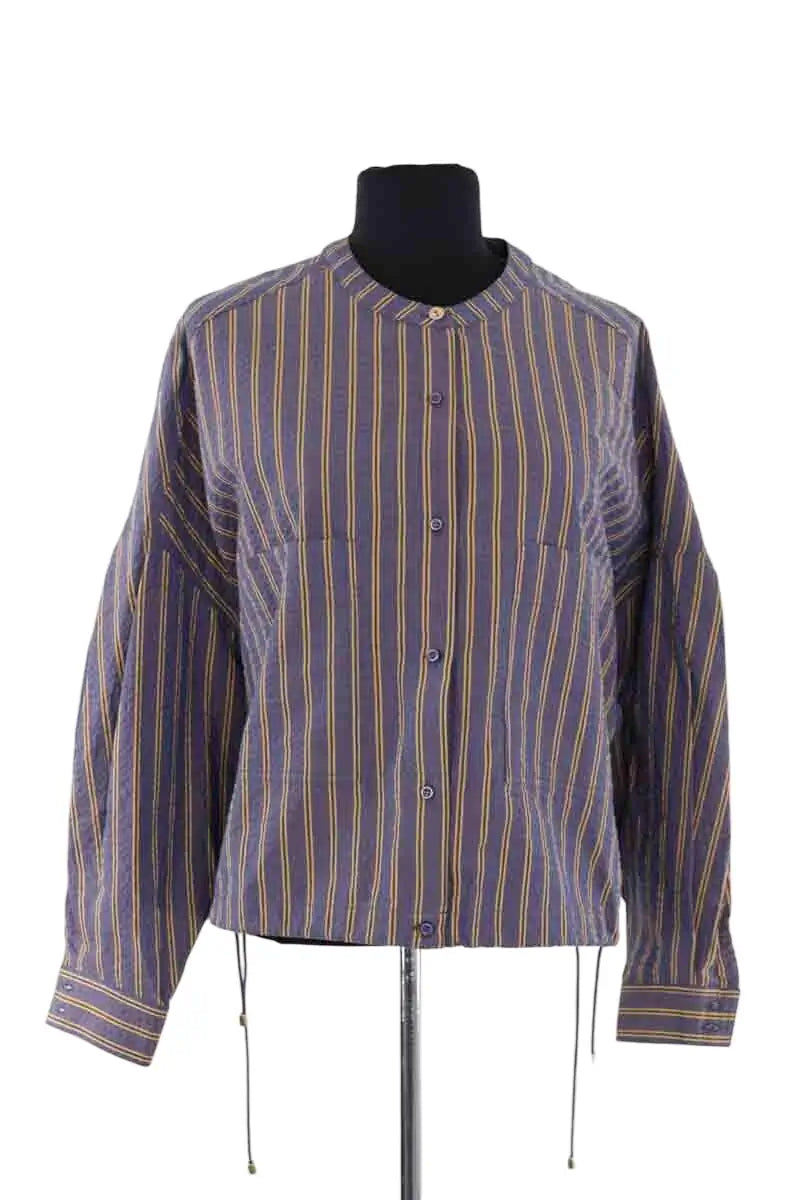 Chemise Sessun Bleu en Coton, taille L - Seconde Main