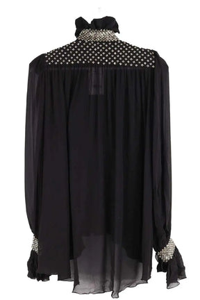 Blouse Saint Laurent Noir en Soie