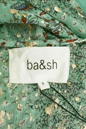 Robe Ba&Sh Turquoise en Synthétique