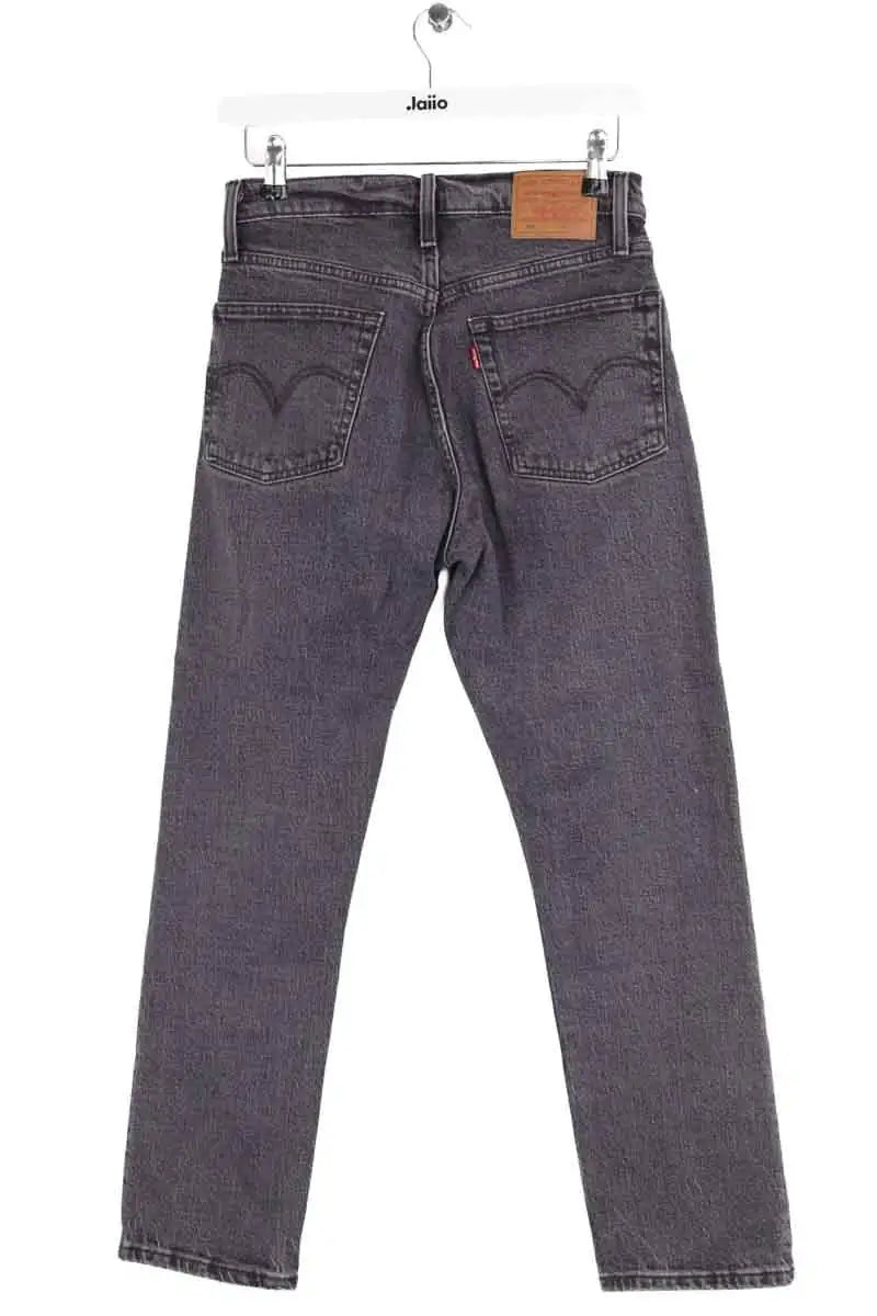 Jean droit Levi's 501 Gris en Coton