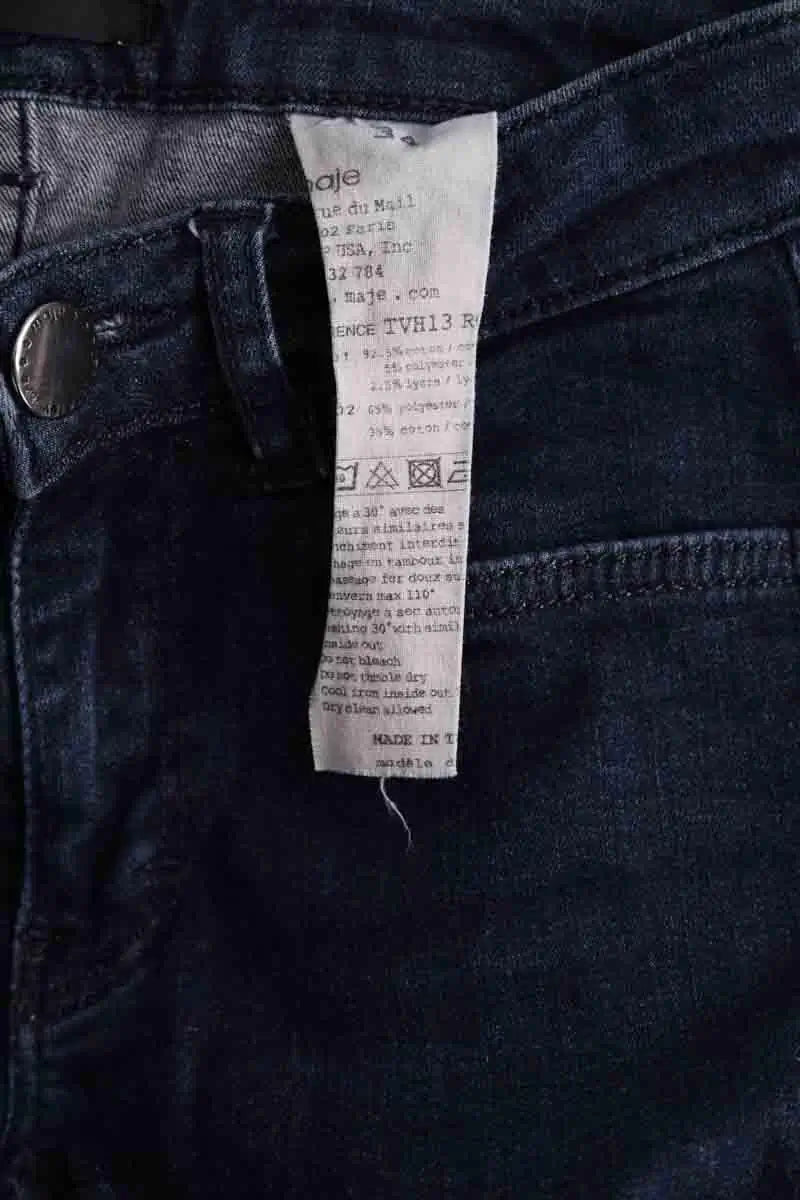 Jean slim Maje Bleu en Denim - Jeans