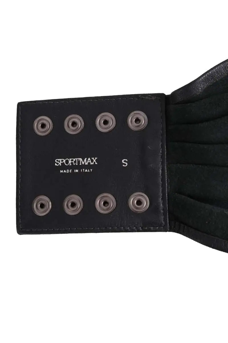 Ceinture en cuir Sportmax Anthracite en Cuir