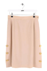 Jupe Yves Saint Laurent Rose en Laine, taille XL - Seconde Main