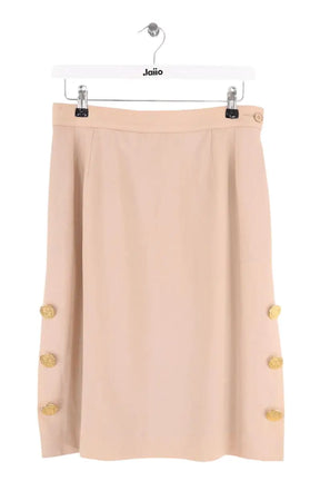Jupe Yves Saint Laurent Rose en Laine, taille XL - Seconde Main