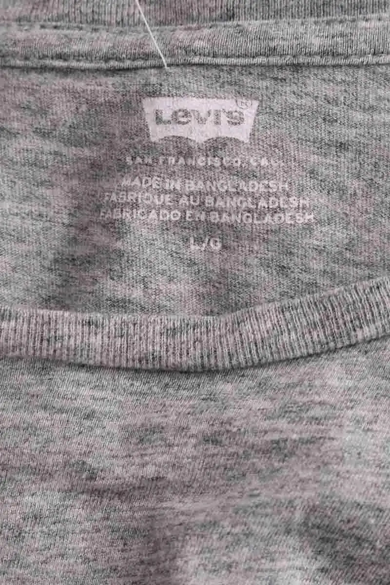 T-shirt Levi's Gris en Coton