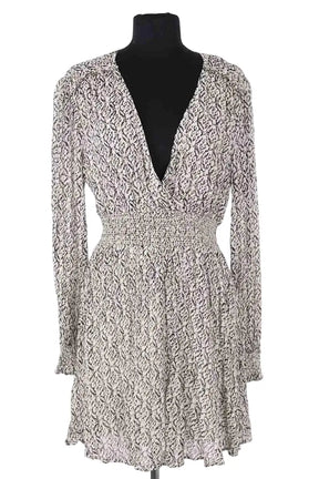 Robe Claudie Pierlot Doré en Viscose, taille S - Seconde Main