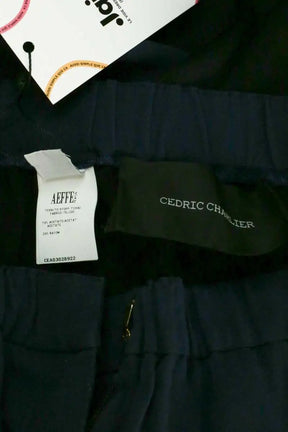 Pantalon droit Cedric Charlier Bleu en Synthétique