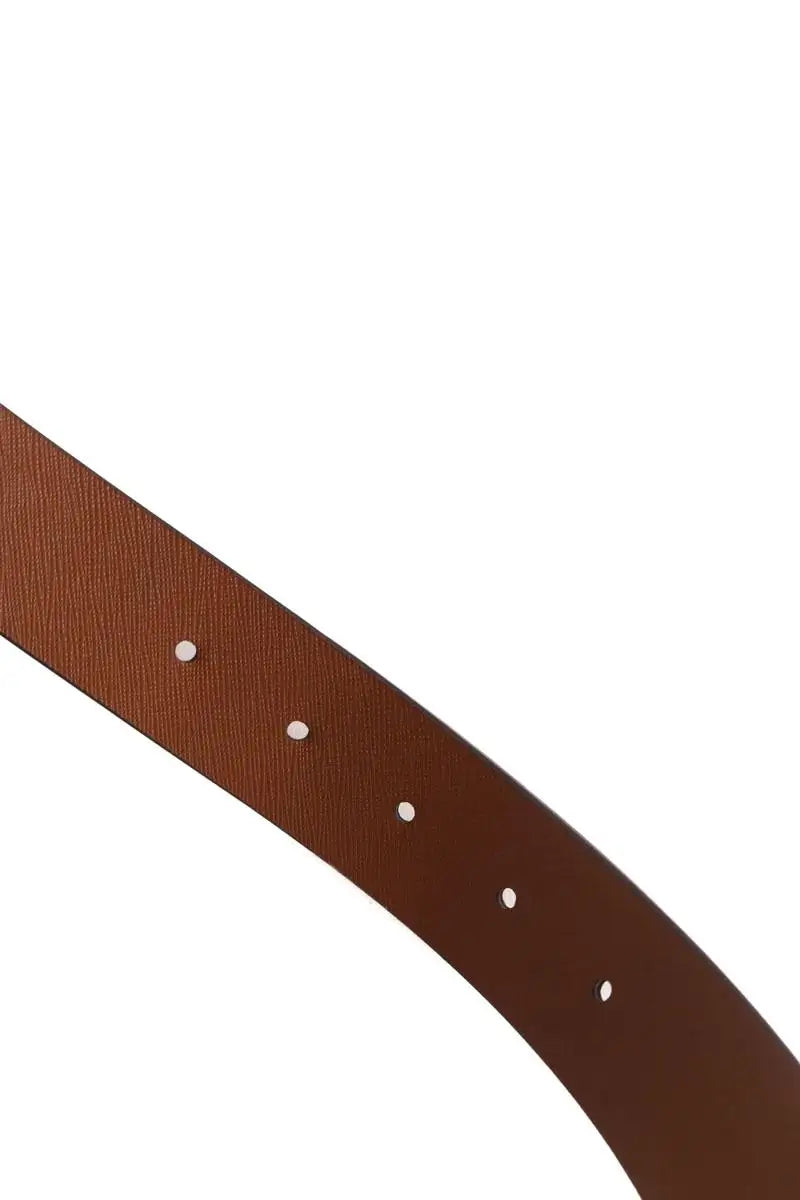 Ceinture Ralph Lauren Blanc en Cuir