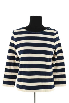 Blouse Sézane Bleu en Coton, taille XS - Seconde Main