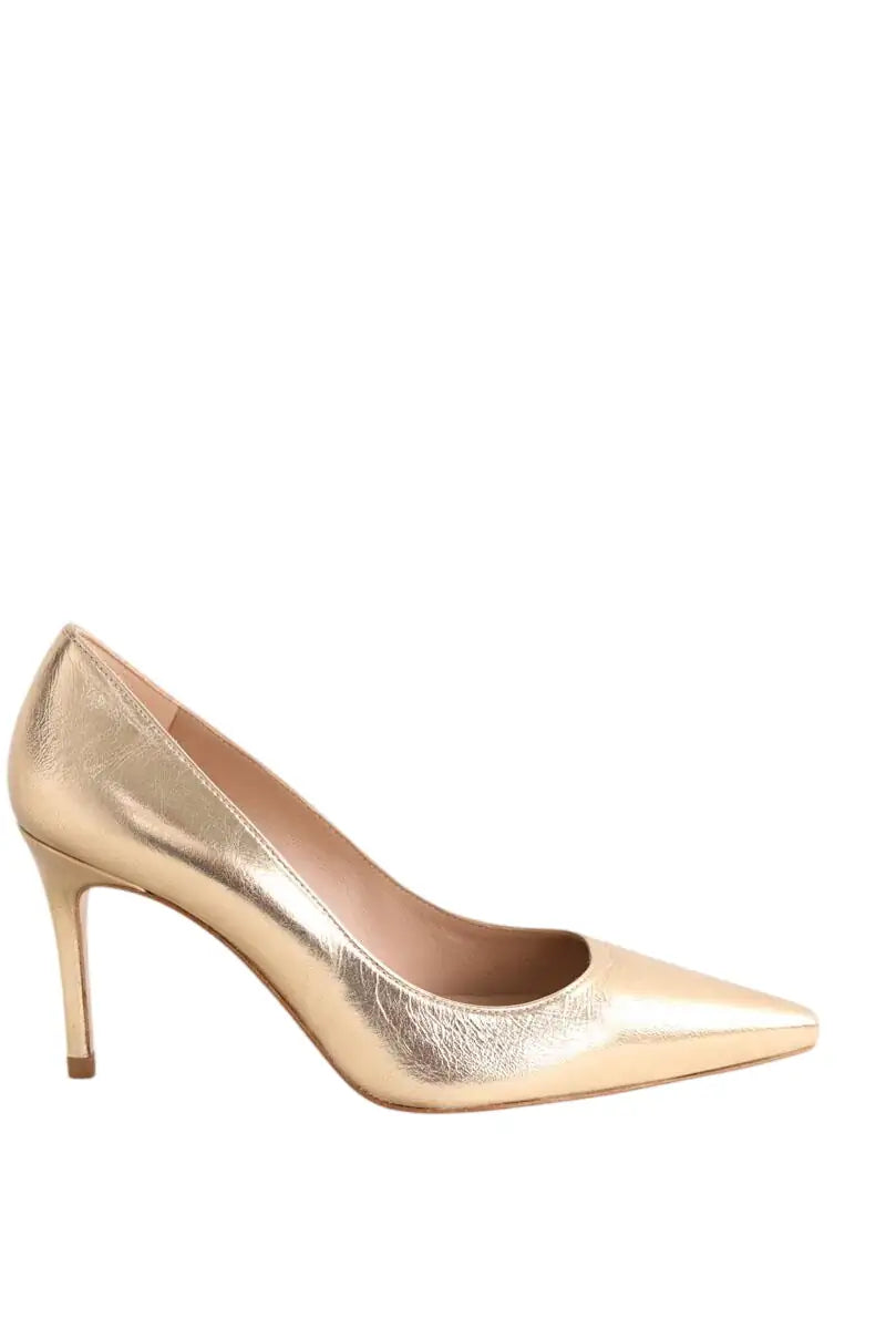 Talons LK Bennett Floret Doré en Cuir, taille 37 - Seconde Main