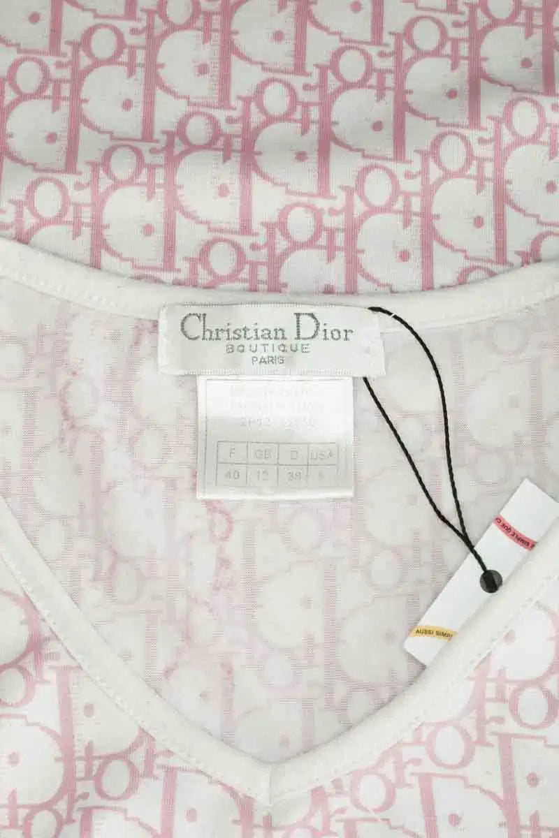 T-shirt Dior Rose en Coton