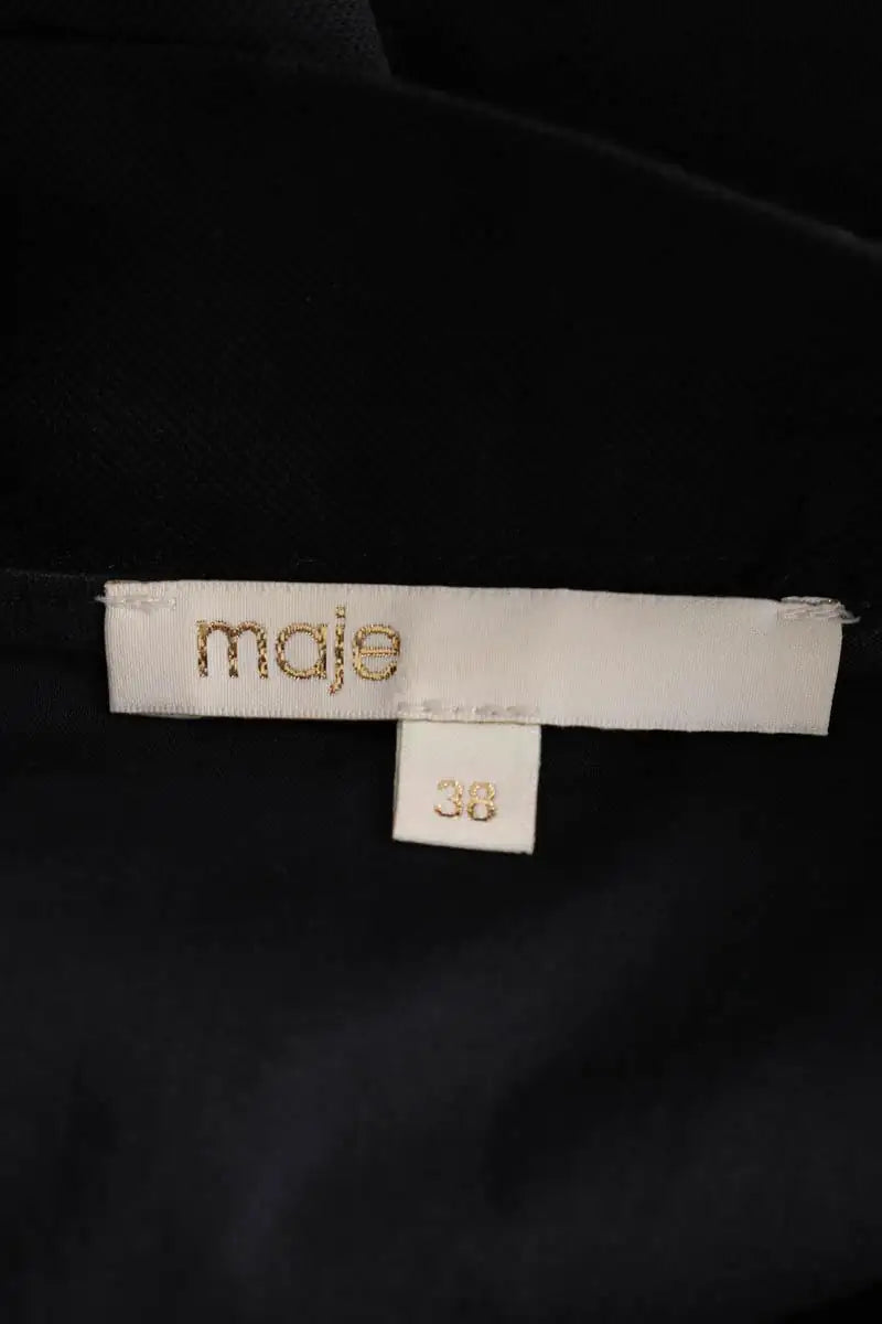 Short Maje Noir en Viscose