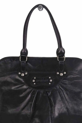 Cabas Longchamp Noir en Cuir