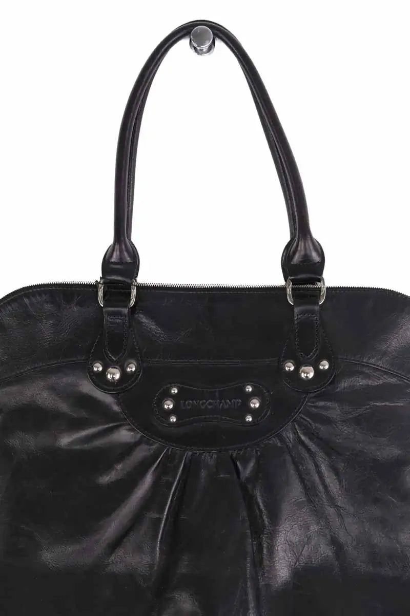 Cabas Longchamp Noir en Cuir