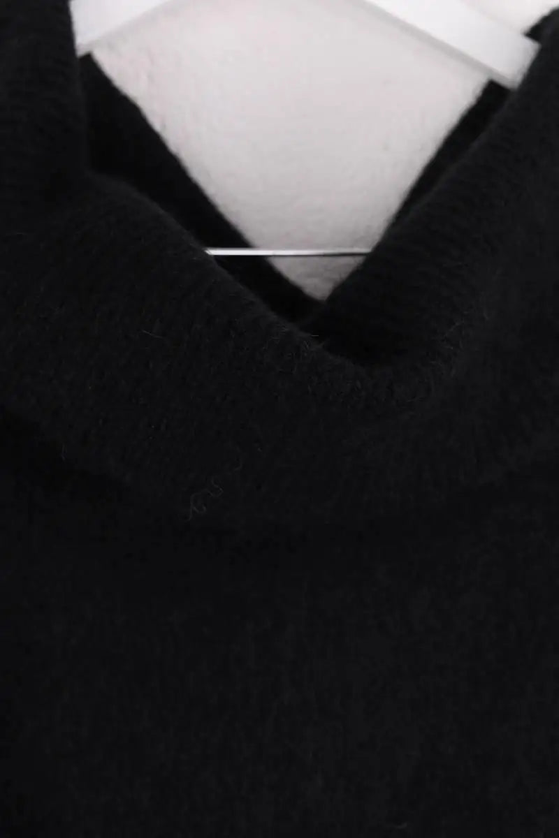 Pull Sézane Noir en Laine