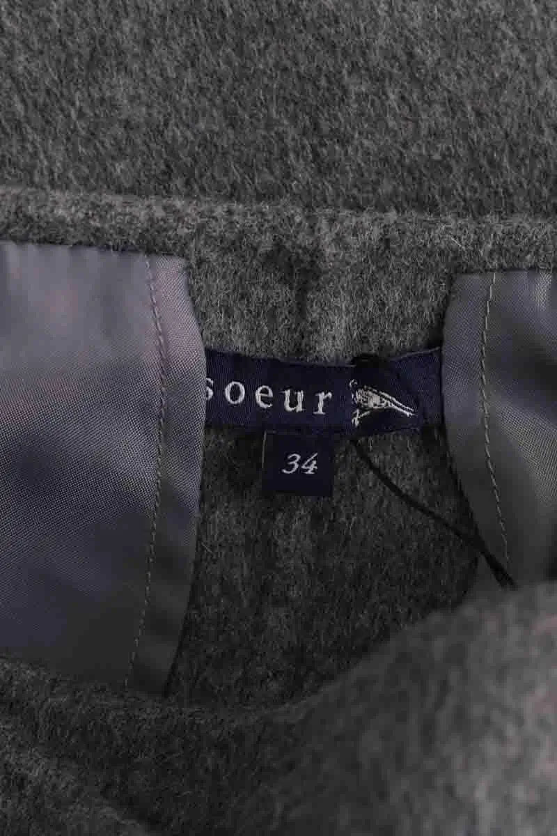 Jupe Soeur Anthracite en Laine