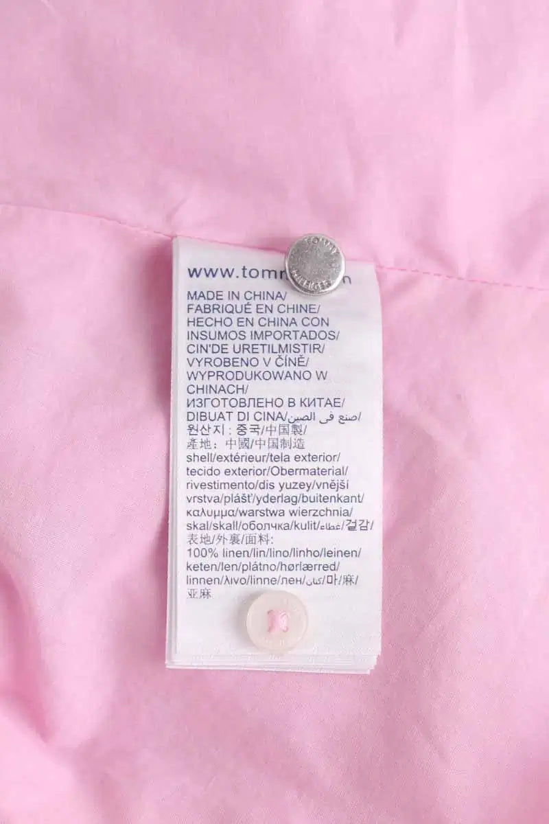 Robe Tommy Hilfiger Rose en Lin