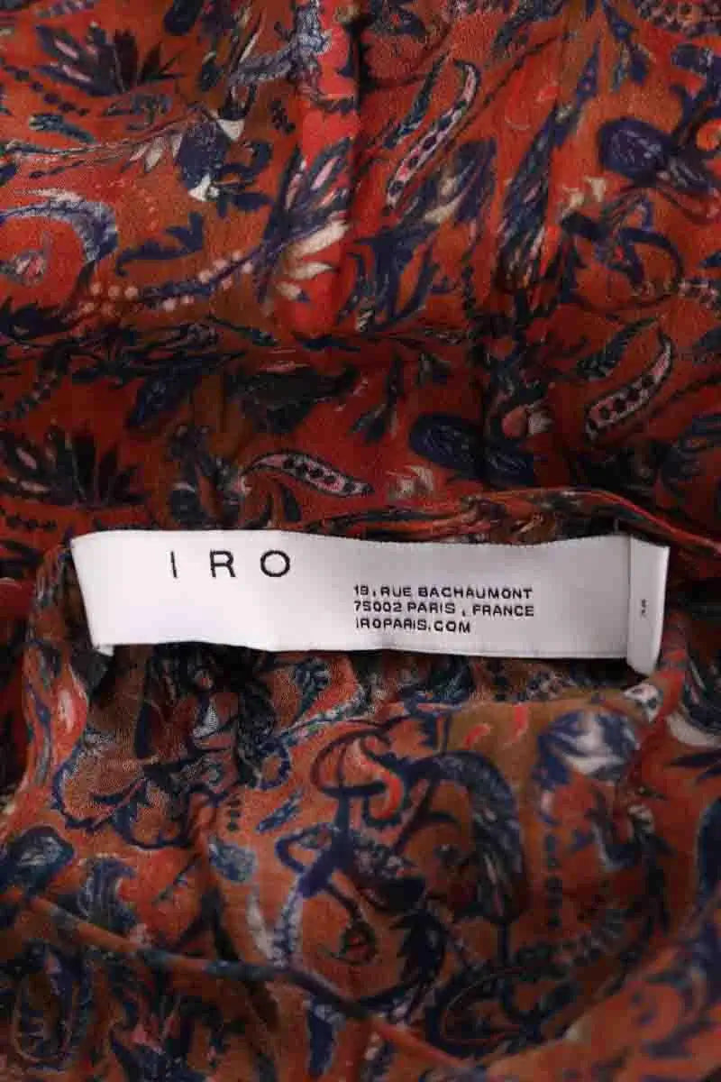 Robe Iro Honess Marron en Viscose