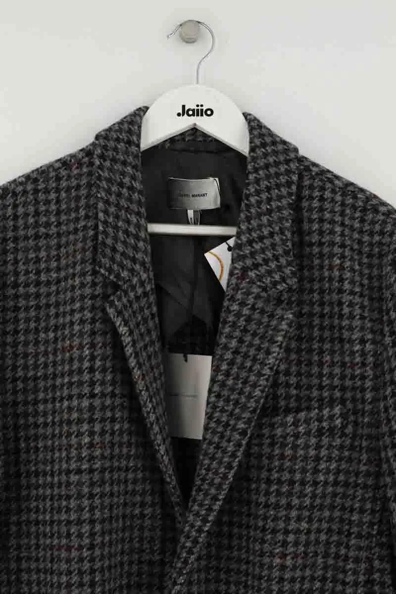 Manteau Isabel Marant GIXY Anthracite en Laine