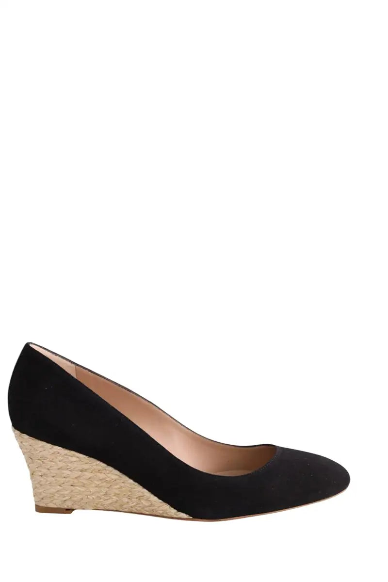 Talons LK Bennett Eevi Noir en Daim, taille 39 - Seconde Main