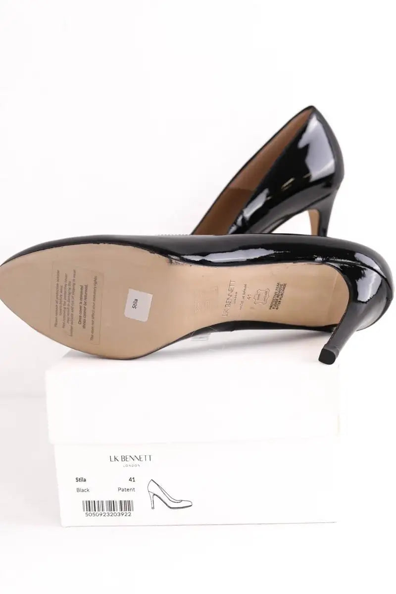 Talons LK Bennett Stila Noir en Cuir verni