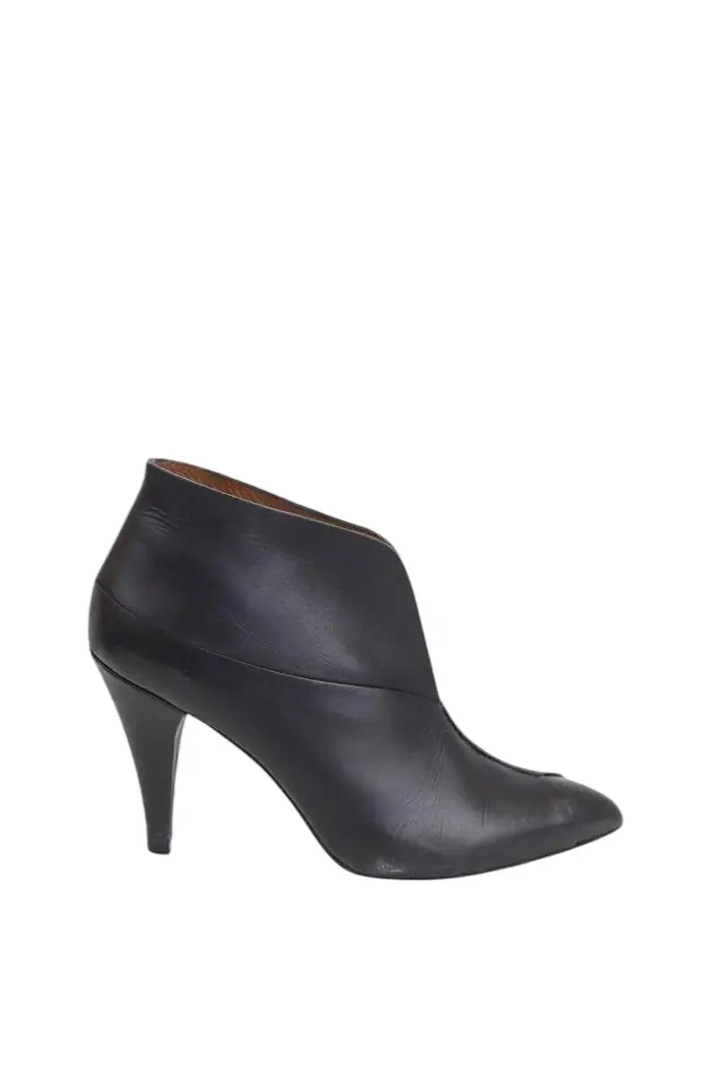 Boots By Malene Birger Noir en Cuir, taille 39 - Seconde Main