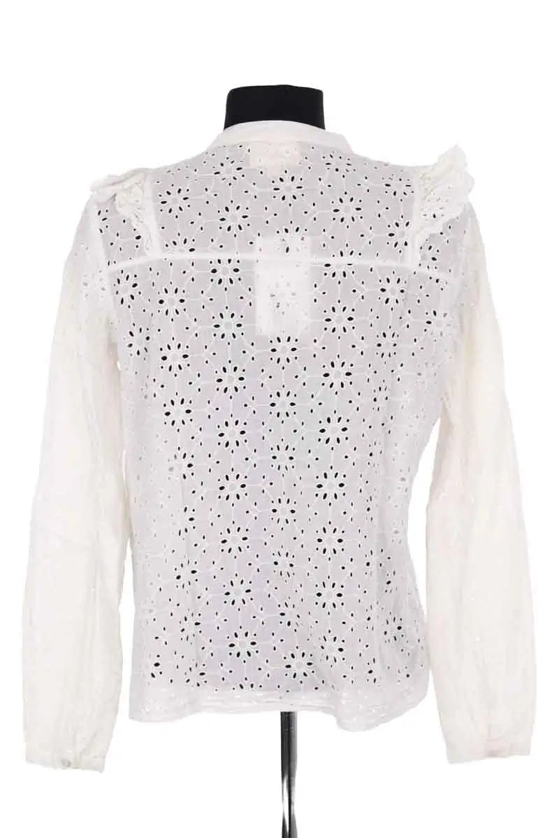 Blouse Sézane Blanc en Coton