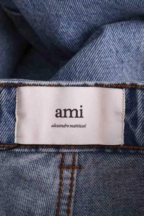 Jean slim Ami Bleu en Coton