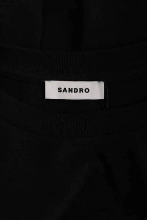 T-shirt Sandro Noir en Coton