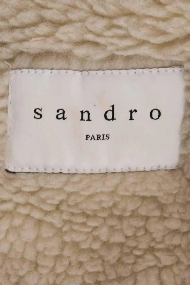 Parka Sandro Kaki en Coton
