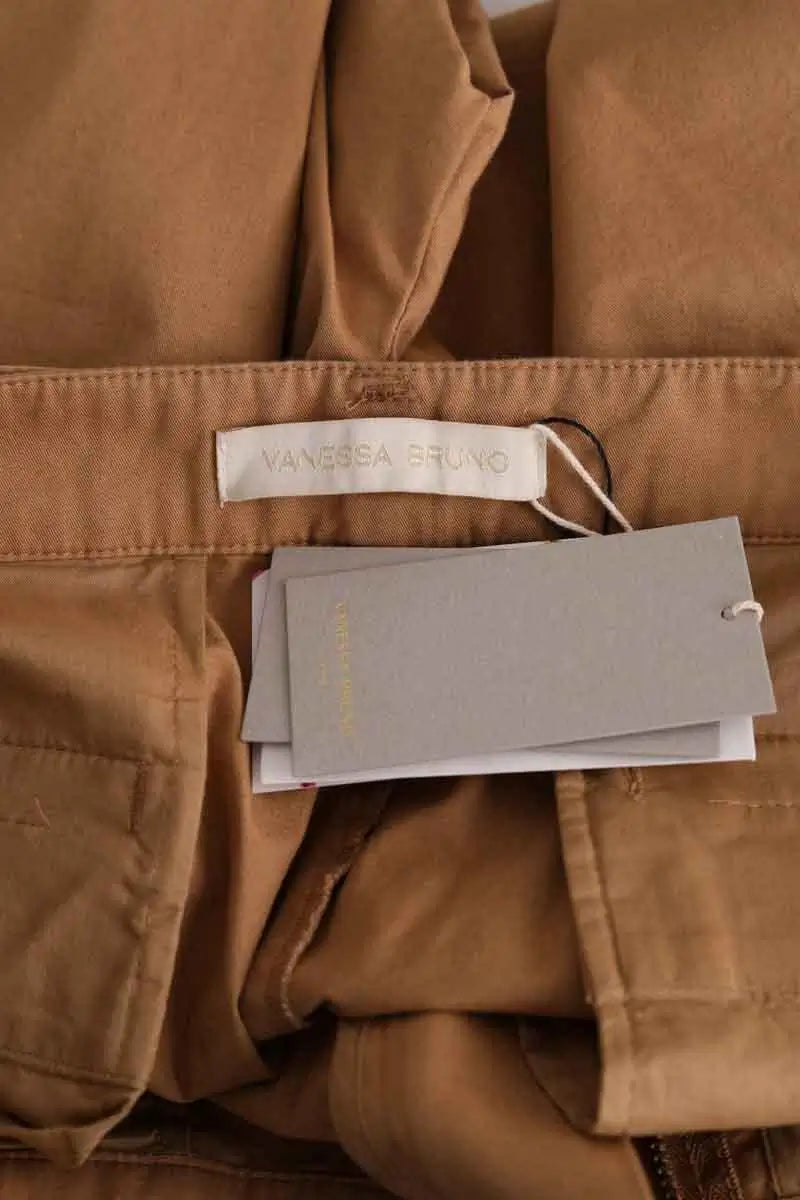 Pantalon Vanessa Bruno Camel en Coton