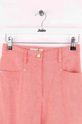 Pantalon droit Momoni Rose en Lin