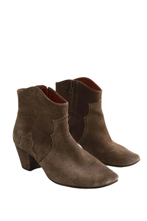 Boots Isabel Marant Kaki en Daim