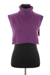 Col Soeur Violet en Laine, taille TU - Seconde Main