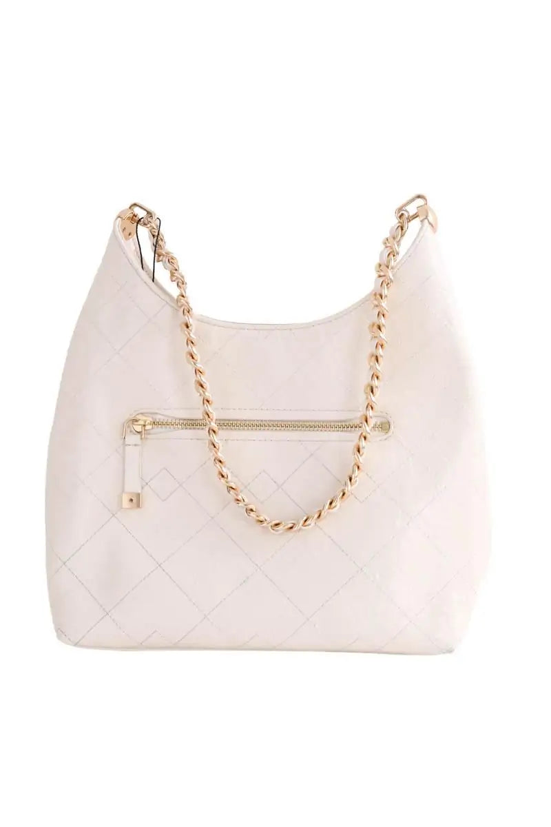 Sac porté épaule Charles & Keith Beige en Cuir
