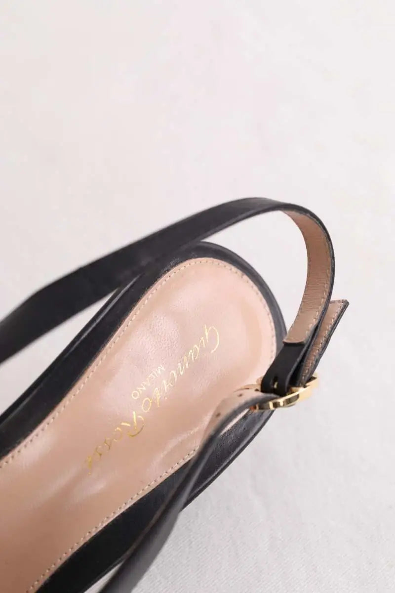 Talons Gianvito Rossi Noir en Cuir