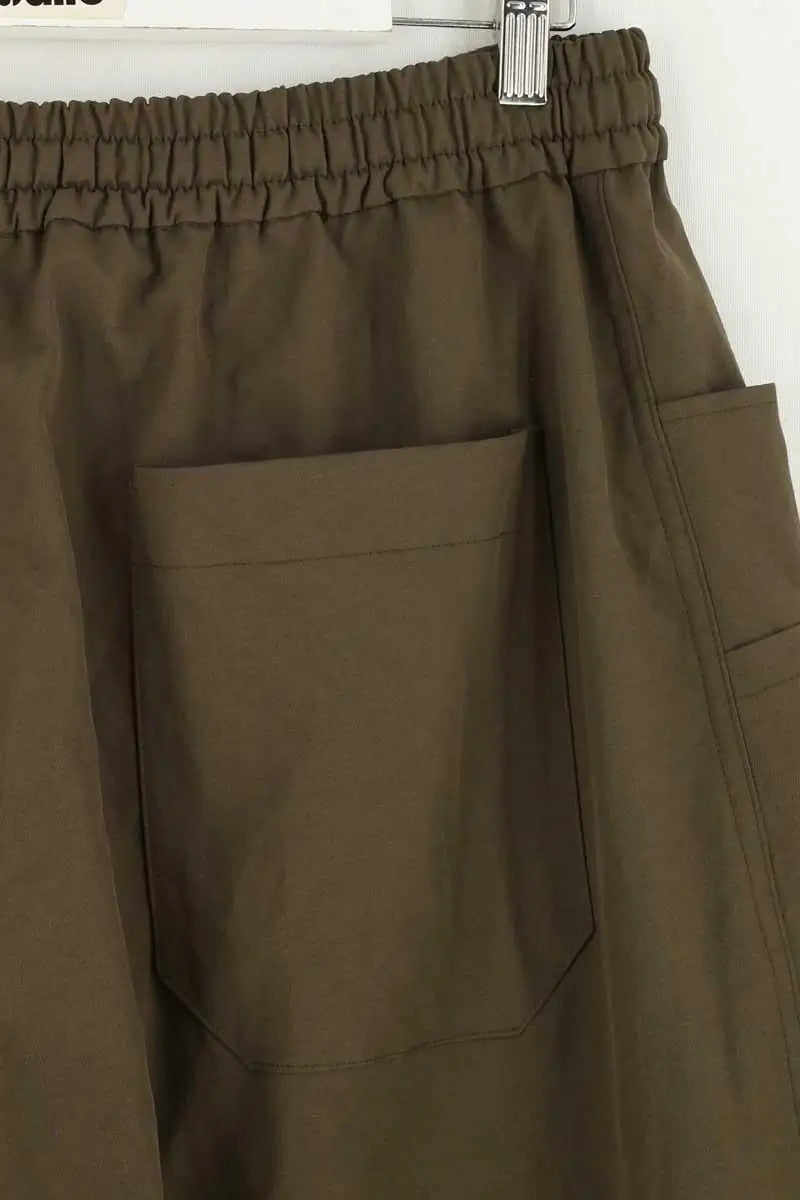 Pantalon large The Frankie Shop Kaki en Synthétique