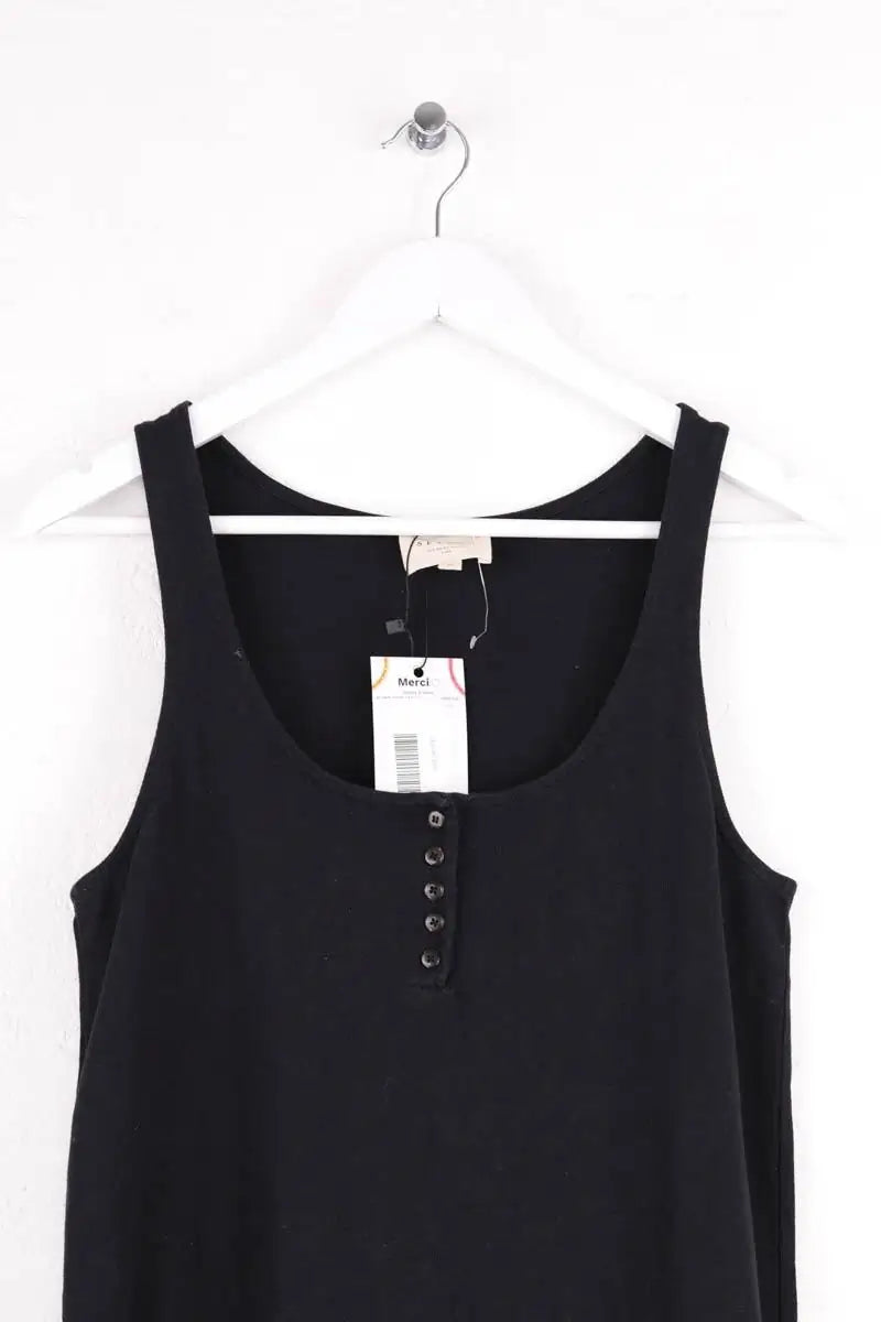 Robe Sézane Noir en Coton