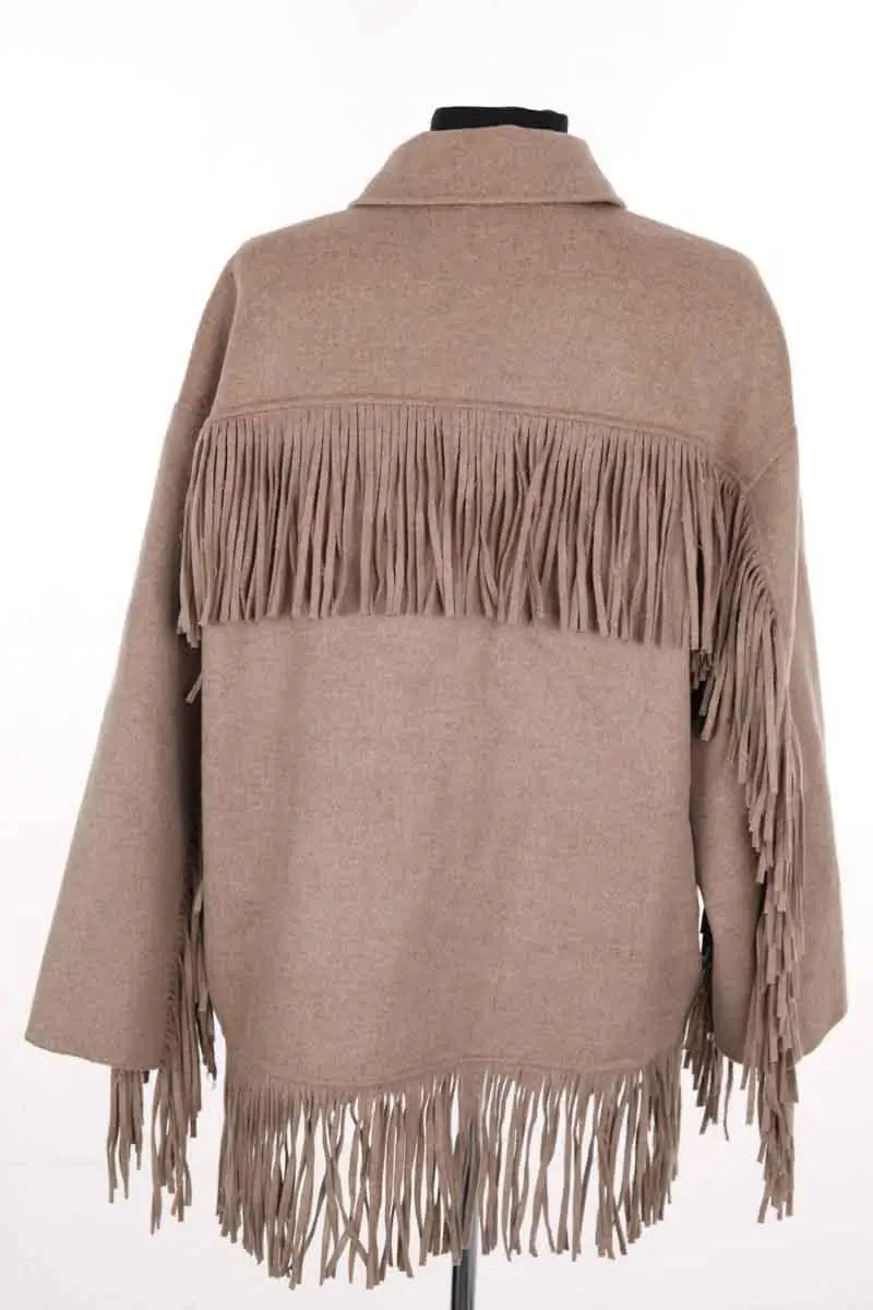 Veste Maje Beige en Laine