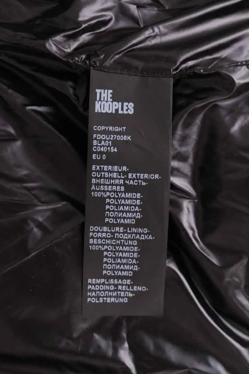 Doudoune The Kooples Noir en Synthétique