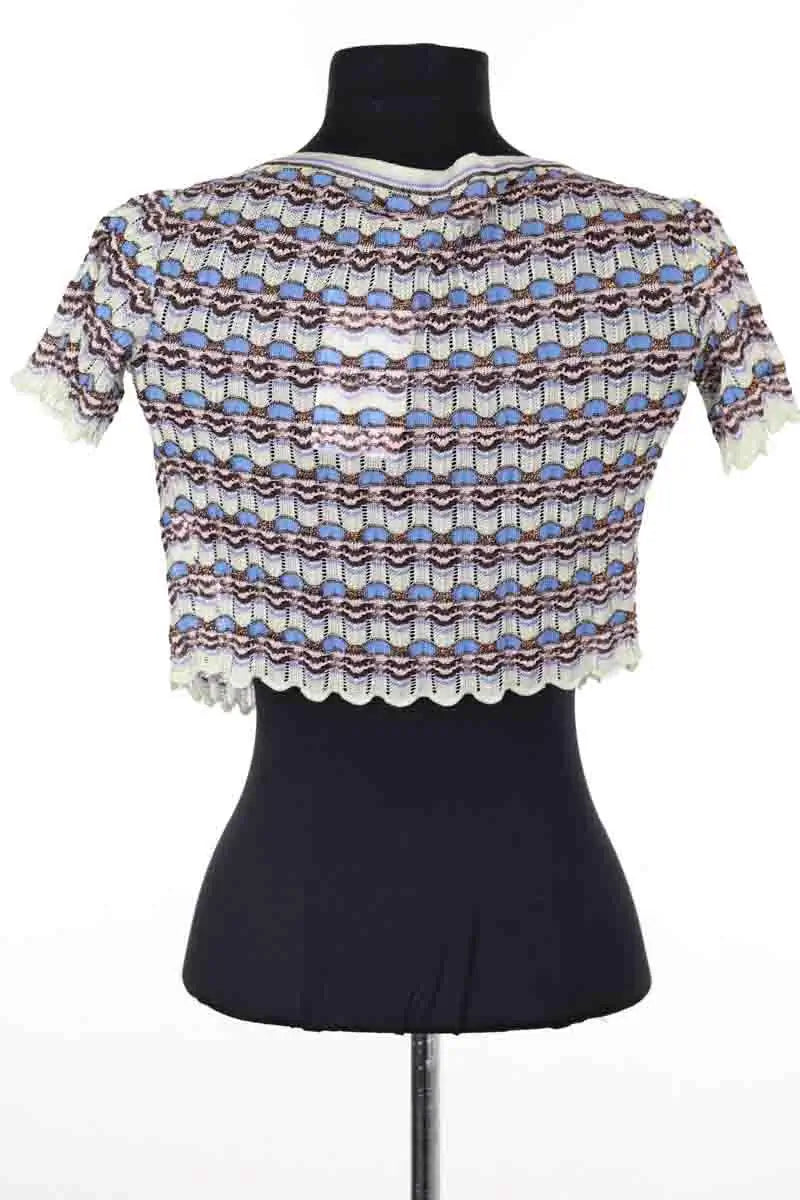 Cardigan Missoni Bleu en Soie