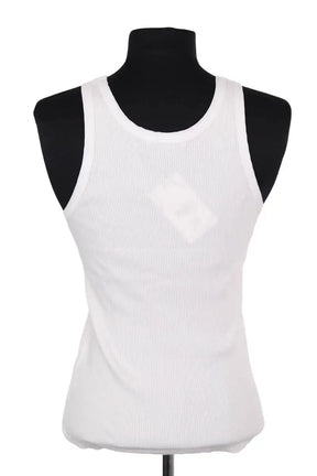 Top sans manche Sandro Blanc en Coton