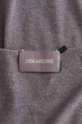Top Zadig & Voltaire Sina Gris en Soie