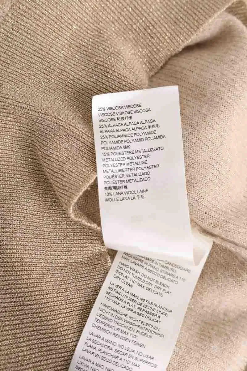 Pull Momoni Doré en Viscose