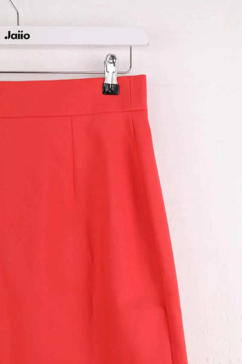 Jupe Tara Jarmon Rouge en Coton