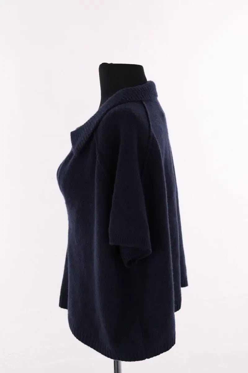 Pull Kujten Aenor Bleu en Cachemire